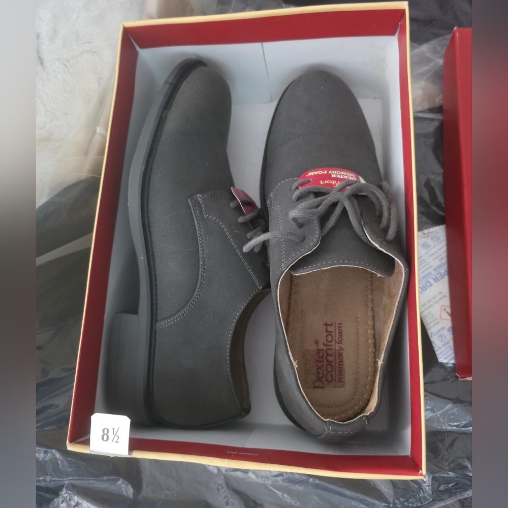 Dexter Comfort Grey Mens Shoes
